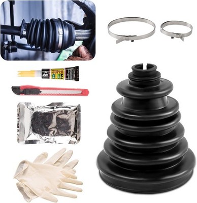 Heavy Duty Universal CV Axle Boot Repair Kit 22-28mm Shafts 5.04'' CV Axle Boot