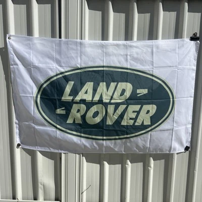 Land Rover New Repro White Flag - image 1 of 4