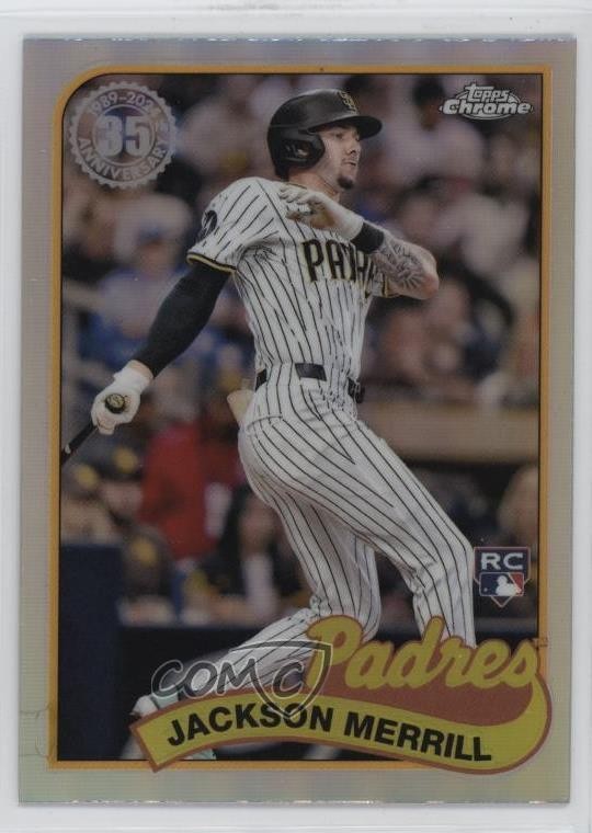 2024 Topps Chrome Update 1989 Topps Baseball Jackson Merrill #89CU-9 18rw