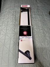 New Delta 77618 Black Stryke 18"Towel Bar Rack Matte Black Finish