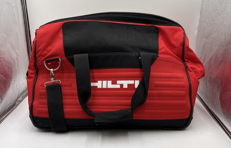 Hilti Men's Red Black Heavy Duty Water Resistant Top Handle Tool Bag