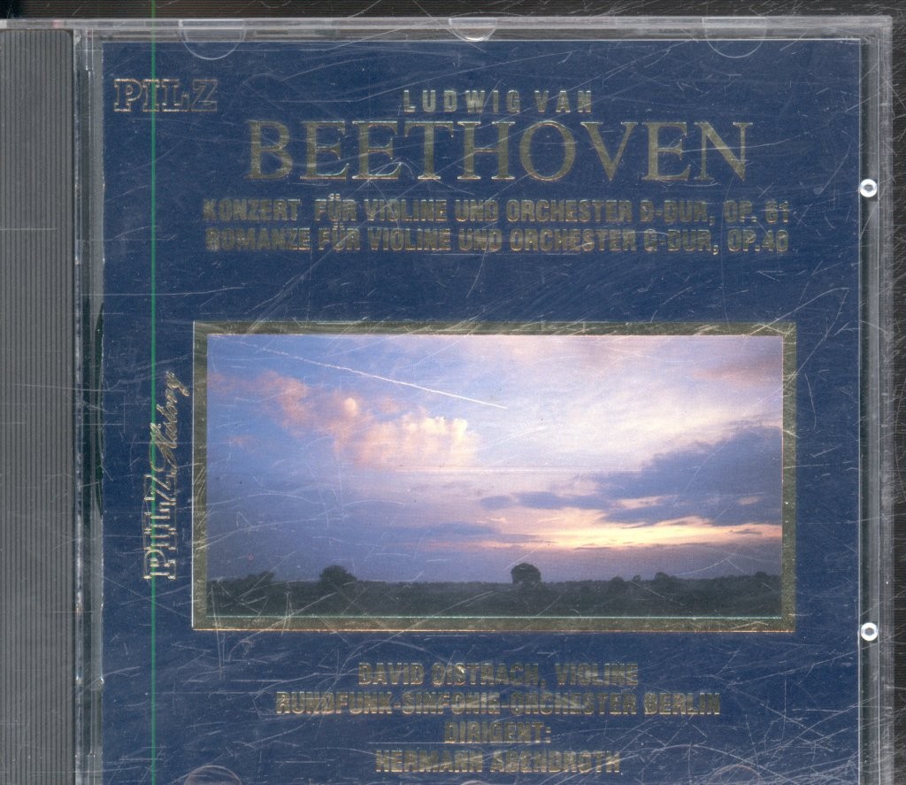CD78000 Hermann Abendroth Beethoven - Konzert Für Violine und Orchester D-Dur Op