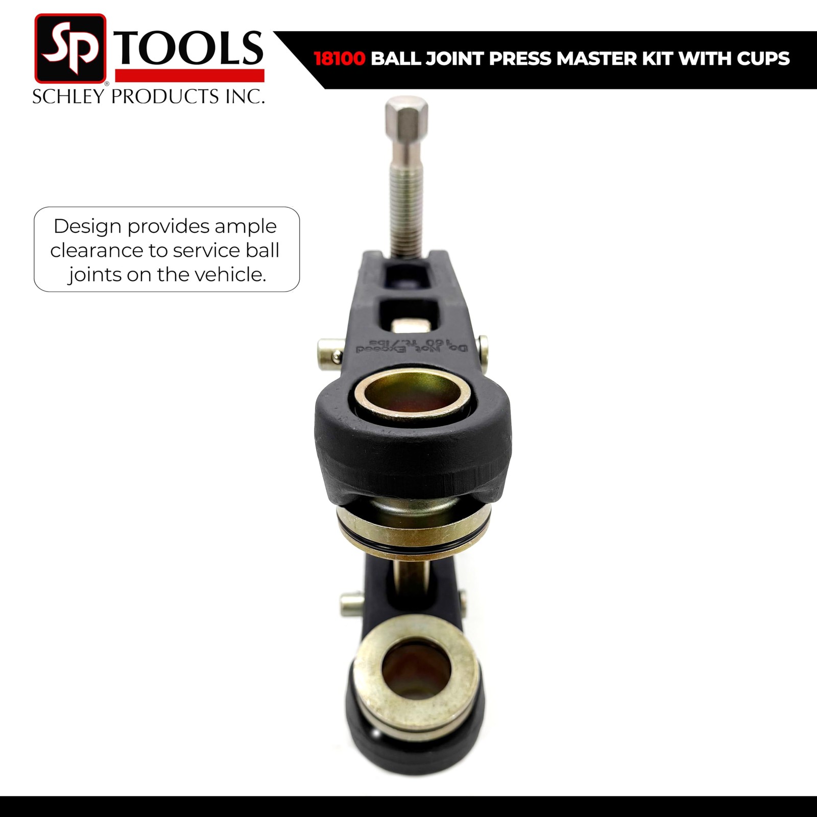 Schley Products 18100 Ball Joint Press Tool Master Set with Cups – Heavy Duty