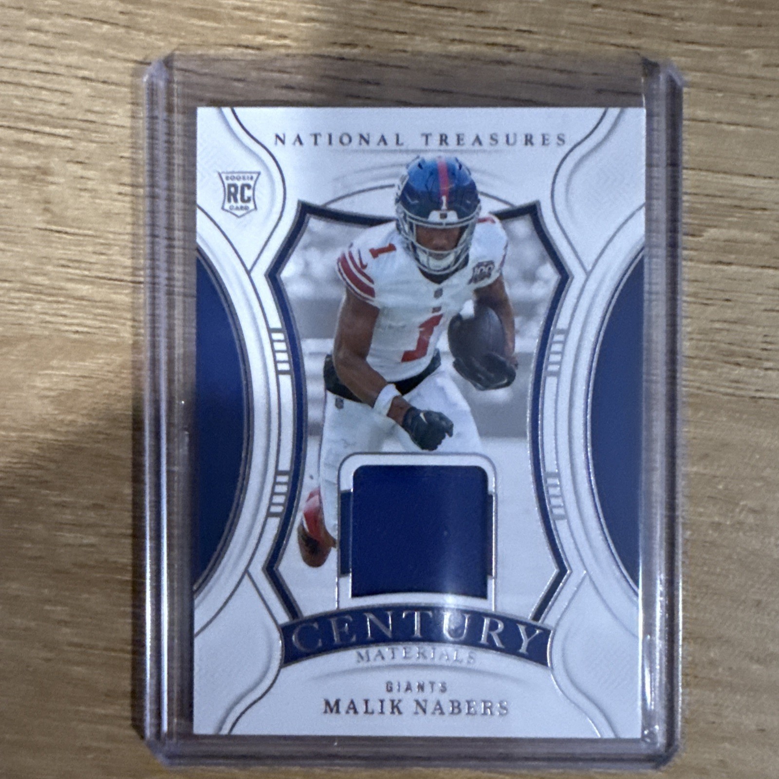 2024 National Treasures Malik Nabers Century Materials Patch 22/99 RC