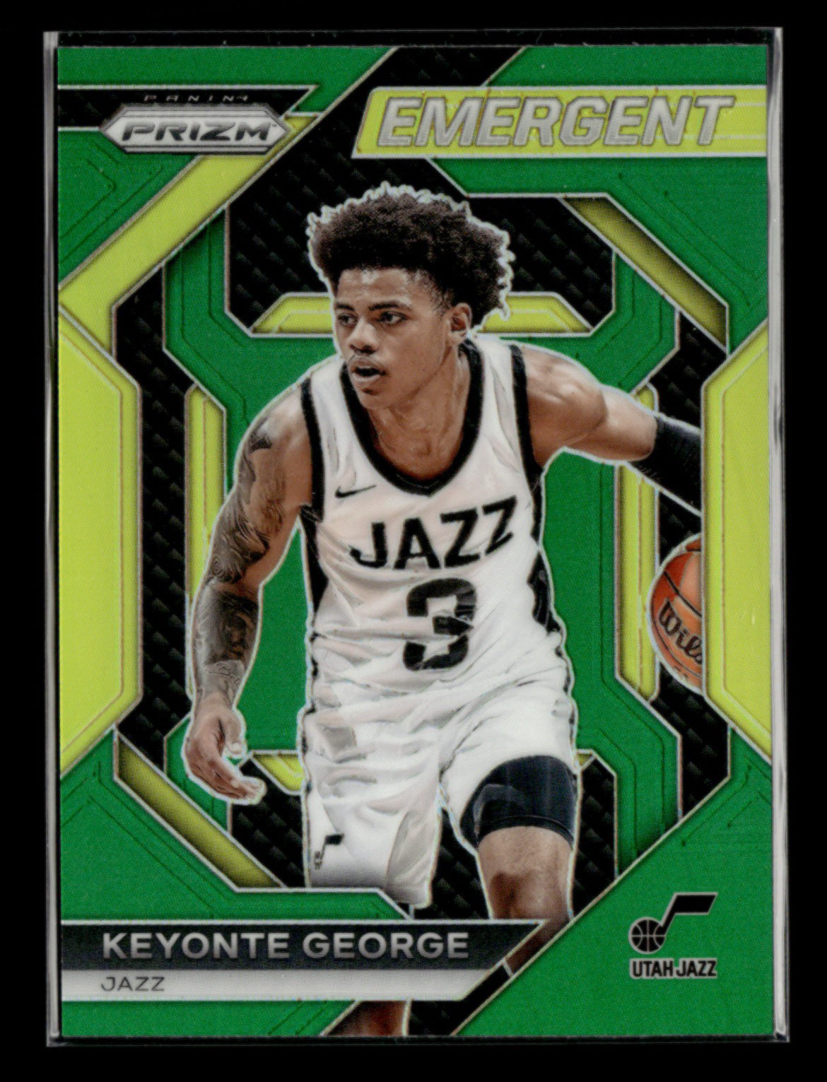 Keyonte George 2023-24 Panini Prizm Basketball Emergent Green [cys23
