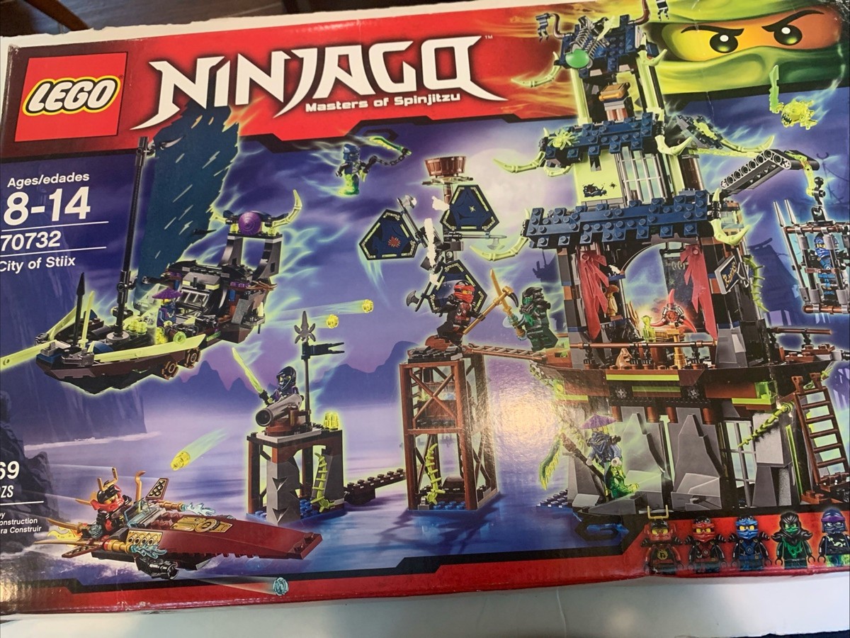 LEGO NINJAGO: City of Stiix (70732) Open Box Sealed Complete