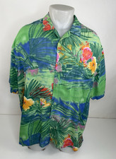 JAMS WORLD - Vtg 80s 90s Floral Hawaiian Aloha TROP TROPICS Mens XL Shirt