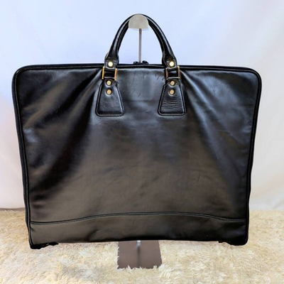 #ad Porter Yoshida Leather Garment Bag 57cm Black Suitcase Used $159.72