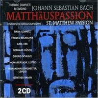 MatthäUspassion (Ga) Von GüNther Ramin | Cd | Zustand Neu