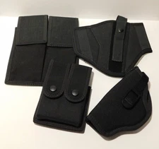 Uncle Mike's Sidekick Holsters Size 15 LH, Size 5 RH, pistol mag holders +