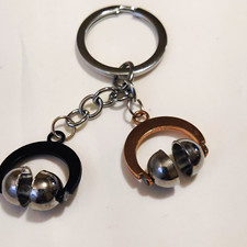 Novelty Metal Keychain w/ Detachable Keyring ...