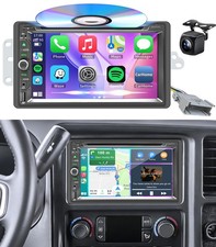 For 2003-2007 Chevy Silverado Wireless Apple Carplay Stereo Radio DVD CD Player
