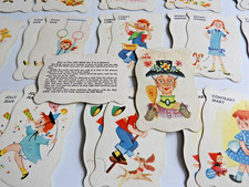 Vintage Old Maid Cards Complete Deck Scalloped Edges READ