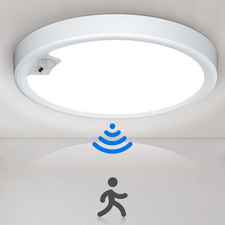 Motion Sensor Ceiling Light Wired, LED Flush Mount Ceiling Light Fixture 18W/160