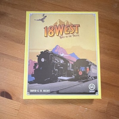 AA Games 18West: Rails to the Pacific Train Board Game Complete