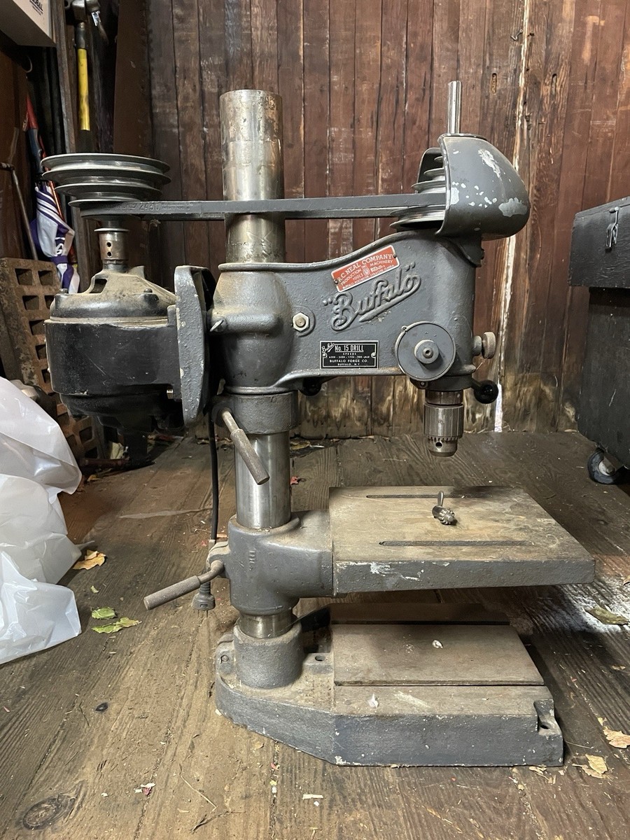 Frolois ブリュッセル製 ヴィンテージ ストレーナー付き Vintage 1940s Buffalo Forge No. 15 drill press Tested Working | eBay