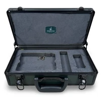 Swarovski Optik Hard Carrying Case ONLY Dark Green Gray Interior with Keys