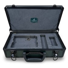 Swarovski Optik Hard Carrying Case ONLY Dark Green Gray Interior with Keys