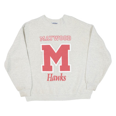 LEE Maywood Hawks Herren Sweatshirt Grau USA Größe L