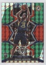 2021-22 Panini Mosaic Rookies Choice Red & Green Prizm Isaiah Jackson #230 0b5