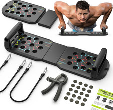 Push up Board Fitness, Workout Home Gym Equipment, 20 in 1 Exercise Pushup Bar H