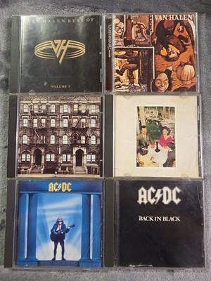 AC/DC Back In Black + Who Made Who & Van Halen Best Of/Fair Warning + Led