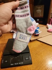 3 Pairs Crew Socks Girls Size 10.5 -4