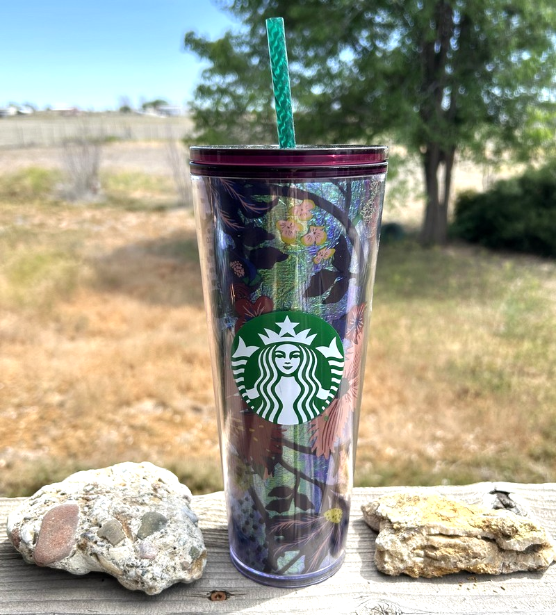 Starbucks Fall 2021 Rising Floral Foil Leaves 24oz Venti Cold Cup Tumbler |  eBay