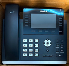 Yealink SIP-T46G Gigabit IP Phone 16-Line PoE HD Voice Black