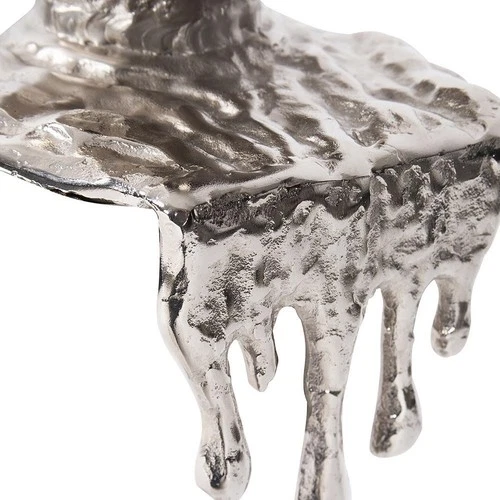 Contemporary Nickel Molten Aluminum Vase by Howard Elliott - Picture 4 of 4