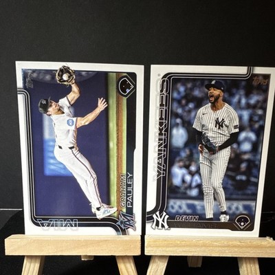 Topps 2024 Update Graham Pauley Marlins US188 & Devin Williams Yankees US178 MLB