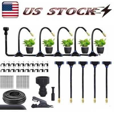 360° Curved Garden Automatic Irrigation System,Adjustable Nozzle,Water-Saving