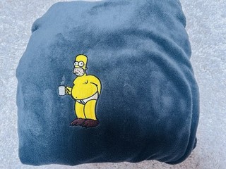 The Simpson Bademantel Gr. L