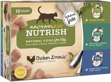 Nutrish Natural Wet Cat Food with Added Vitamins, Minerals & Taurine, Chicken