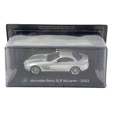 Modellino Auto Edicola 1/43 Mercedes Benz SLR McLaren 2003 Silver