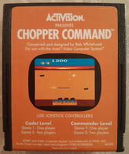 CHOPPER COMMAND Atari 2600 7800 Cartridge Activision AMAZING CONDITION NEW LABEL