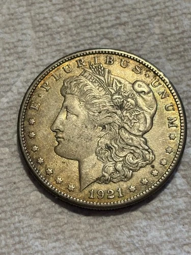 1921 Morgan Silver Dollar, AU