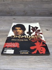 Onimusha : Warlords Official Strategy Guide W/Poster 2001 