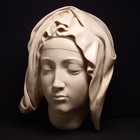 Metropolitan Pieta Head Virgin Mary Michelangelo Vatican Collections Cast Marble — photo 1