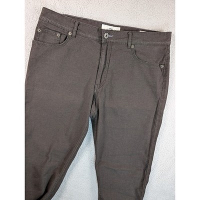 Brax Cooper Fancy Mens Pants Brown Regular Fit Textured 36/34 89-1827/54