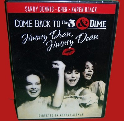 NEW RARE OOP OLIVE FILM CHER COME BACK TO THE 5 & DIME JIMMY DEAN MOVIE DVD 1982