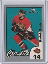 2002-03 Upper Deck MVP Classics Parallel #130 Radek Bonk Ottawa Senators