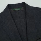 Polo Ralph Lauren Suit Kids Size 17 Regular Wool Gray Windowpane 2pc Blazer Pant