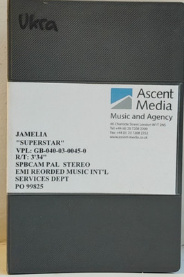 JAMELIA ''SUPERSTAR'' (PROMO, Betacam SP, PAL, Stereo)