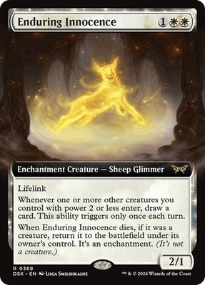 Enduring Innocence *Extended Art* - DSK - NM - Magic The Gathering - MTG