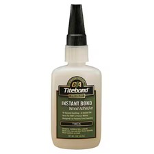 Titebond 6221 Instant Wood Adhesive, Thick, 2 Oz, Clear