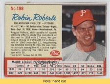 1962 Post Robin Roberts #198 HOF READ 1d1