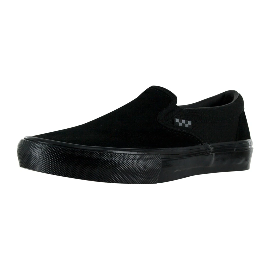 Vans "Skate Slip-On" Sneakers (Black/Black) Skating Shoes