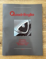 Vintage 1990 ALFA ROMEO il QUADRIFOGLIO MAGAZINE No. 17