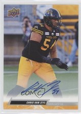 2023 Upper Deck CFL Auto Chris Van Zeyl #83 Auto 3xy